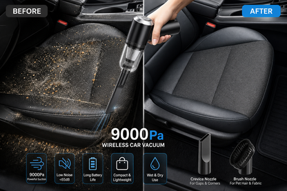 9000Pa Wireless Car Vacuum