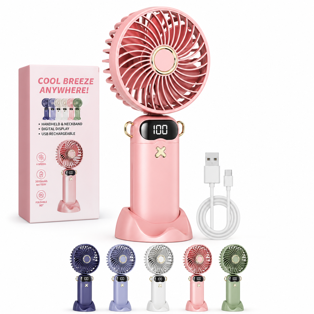 3600mAh Foldable USB Fan